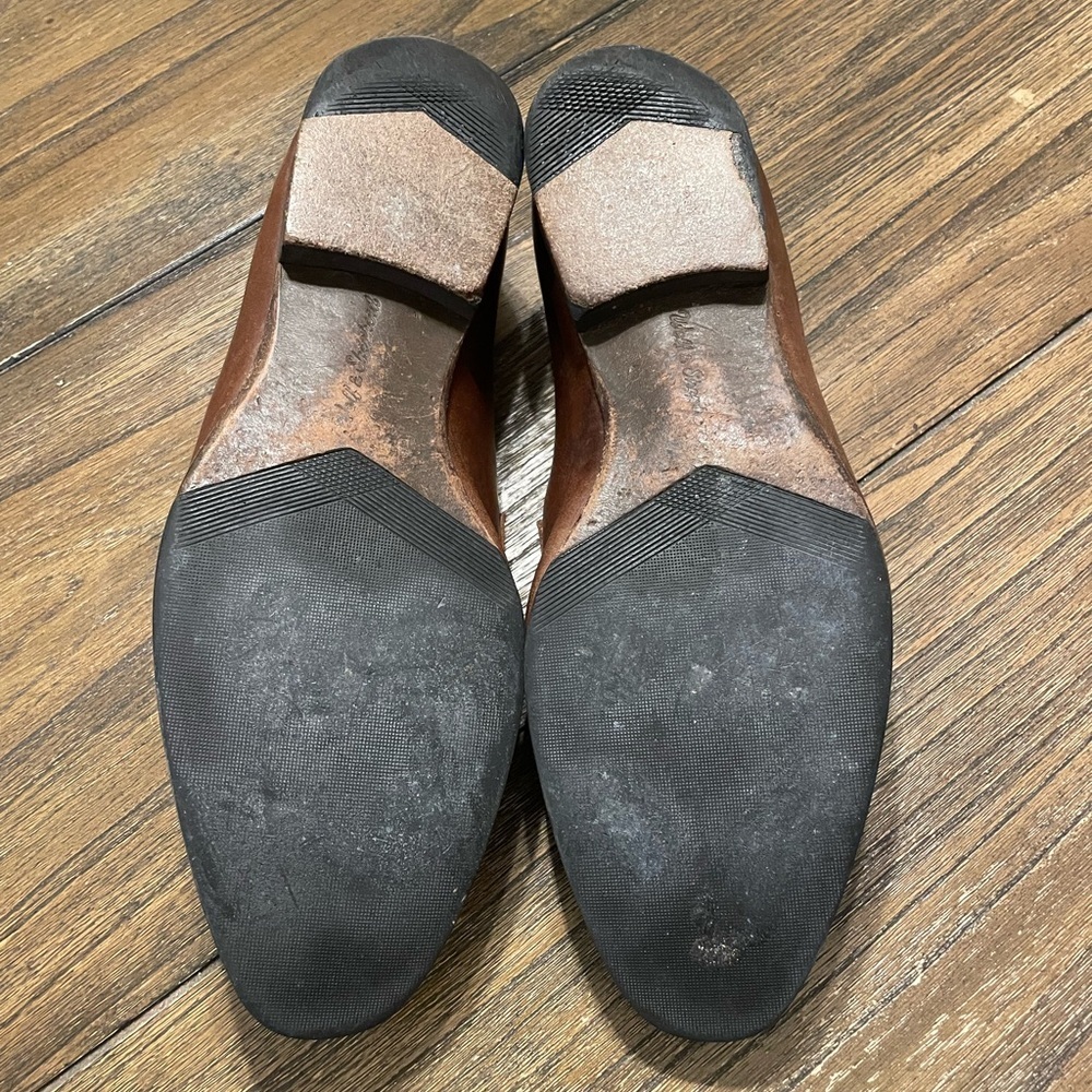 Wolf & Shepherd Ringer Loafer Men Shoe Size 9.5 Maple Calfskin Penny Loafer - Picture 9 of 13